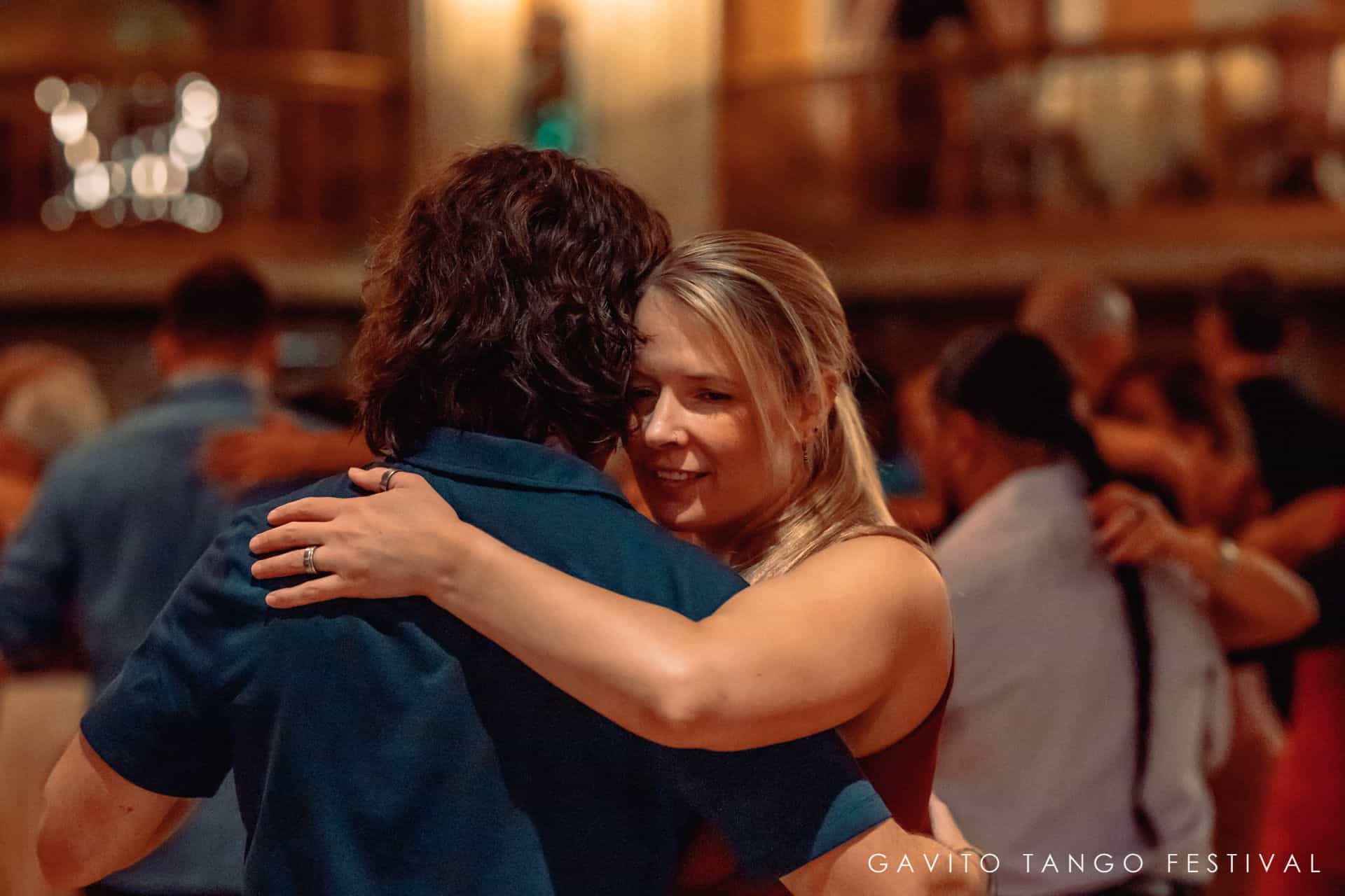Couple sharing a tender dance moment together.