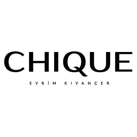 Minimalist logo of CHIQUE with the tagline 'Every Beginning'.