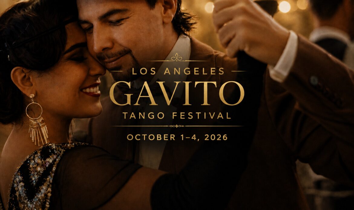 Couple sharing an intimate moment at festival.